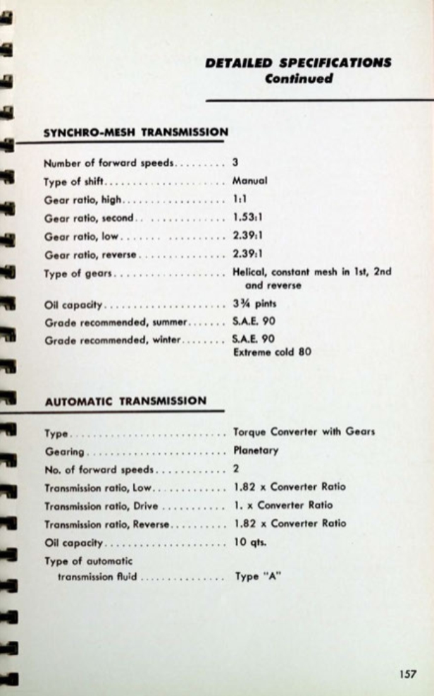 1953 Cadillac Salesmans Data Book Page 46